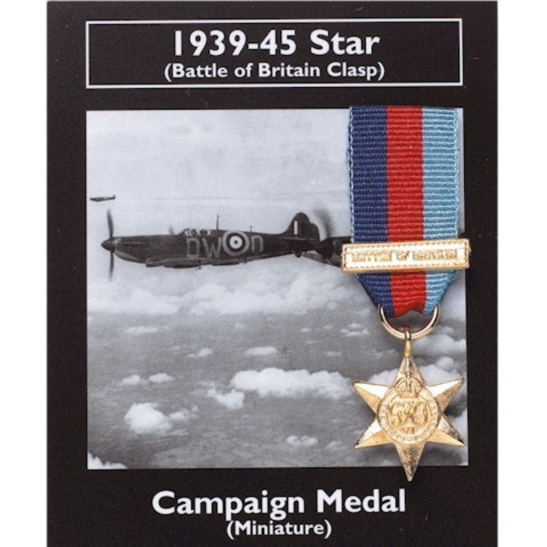 Miniature Medal - 1939 - 45 Star - The Keep Military Museum