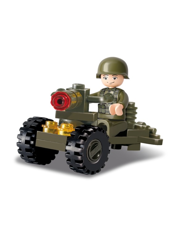 Toy Soldier and Tank Brick Set - The Keep Military Museum